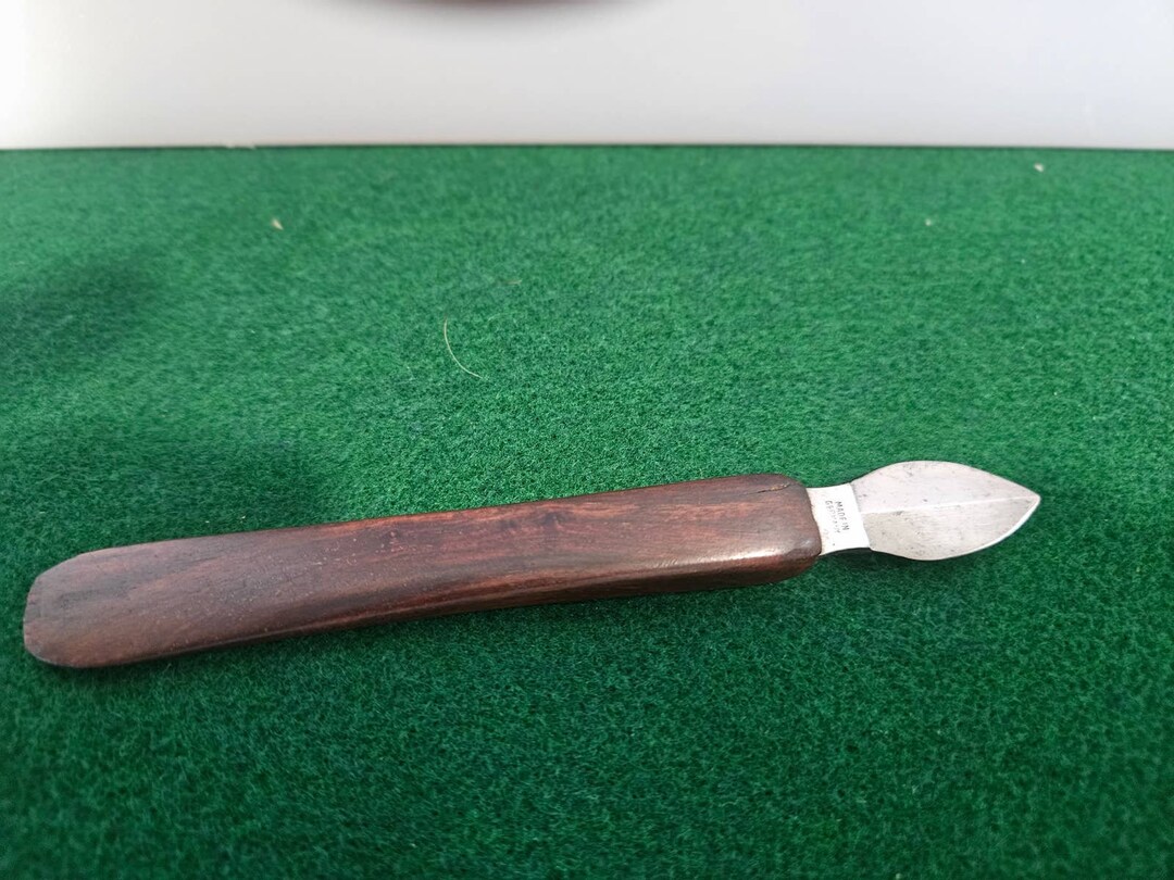 Antique Ink Eraser & Wax Seal Lifter and Quill Cutter/c19th E. Faber