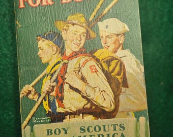Vintage Handbook for Boys, paperback, 39th Printing June 1946