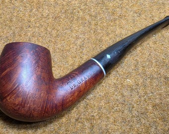 Vintage estate smoking Pipe Dr Grabow crown duke Imported briar blue spade.