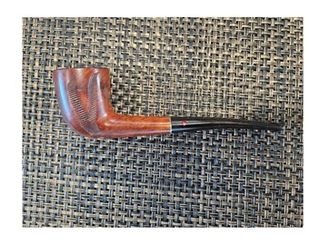Vintage Estate Smoking Pipe red dot by Pipe Maker