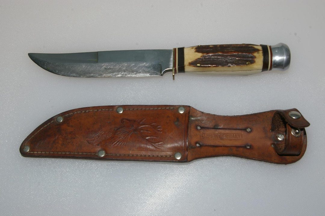 Vintage Sabre Solingen 141 American Knife Comp Germany Fixed Blade With ...
