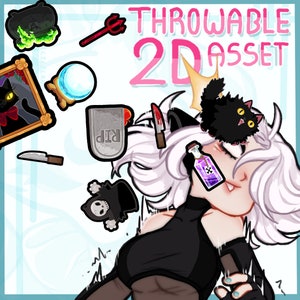 Vtuber Streaming Twitch Asset - Halloween Spooks - Set 2