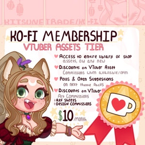 Vtuber Streaming Twitch Asset Birthday Pack Set 1 - Etsy