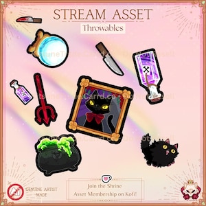 Vtuber Streaming Twitch Asset - Halloween Spooks - Set 2
