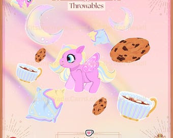 Vtuber Streaming Twitch Asset - Dream Sleep