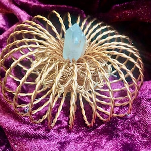 Copper Vortex Coil Energy Tool • Encoded Sacred Geometry for Meditation, Space Clearing, and Energy Healing