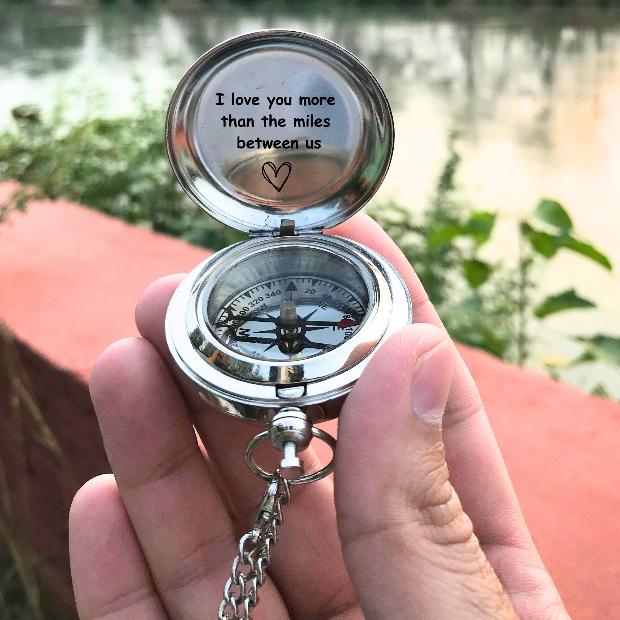 NauticalMart A Father Is Neither An Anchor Engraved Compass Best Gift For Dad Dad S Birthday Gifts Father S Day Compass With Case