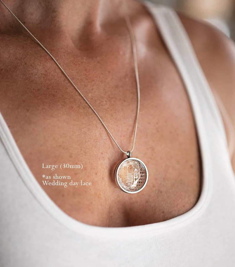 Glass Locket Pet Hair Living Memory locket Pendant Pet Etsy