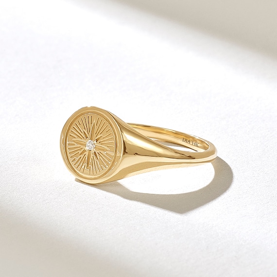 Compass ring womens best sale