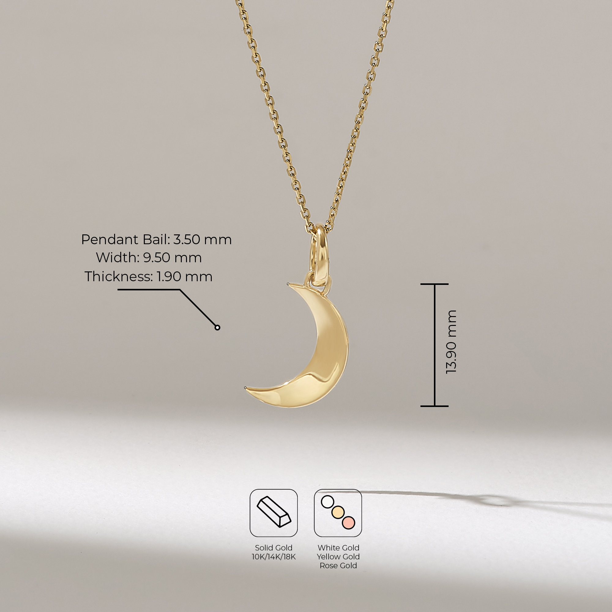 Collana mezza luna, collana mezza luna con volto, collana mezza luna, collana con ciondolo a forma di luna, regalo per la festa della mamma - Italia