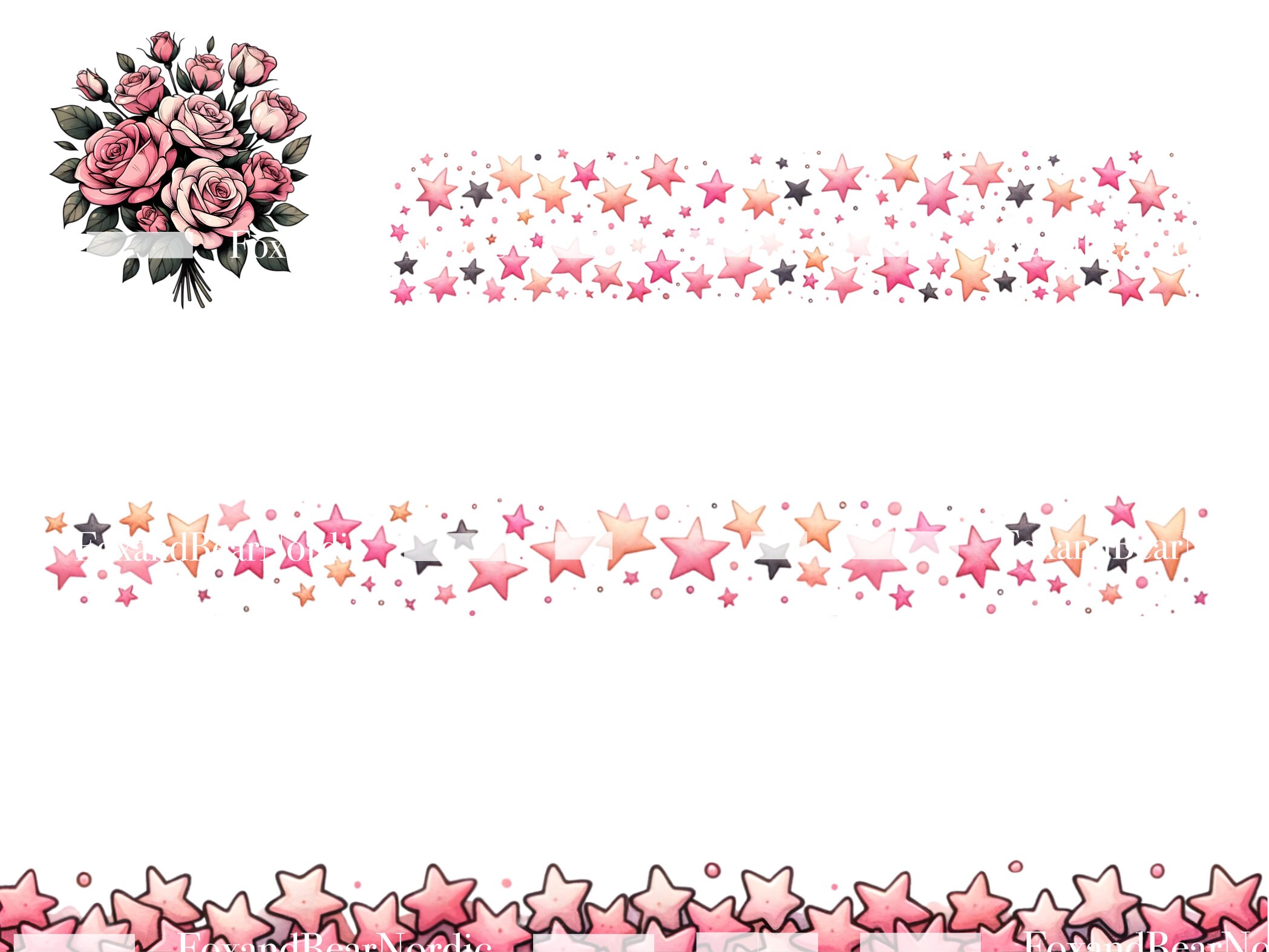 Pink Birthday Party Cake Clipart Gifts Balloon Clipart PNG Bundle Watercolor Clipart Commercial Use Watercolor Clip Art Digital Stickers image 7