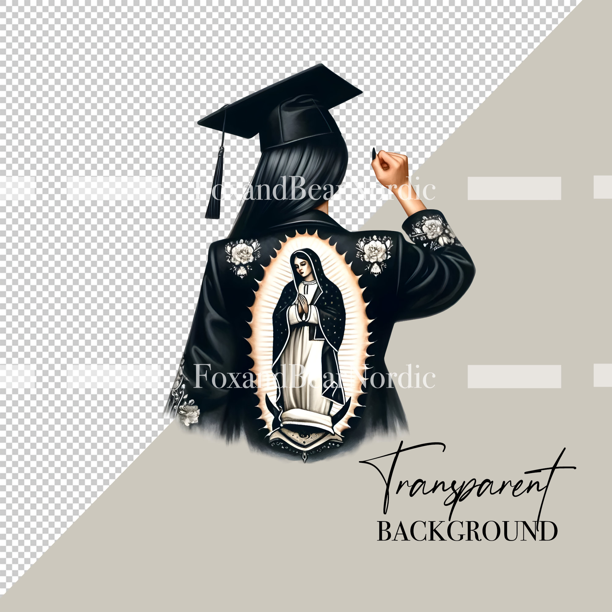 Mexican Graduation PNG Graduation Clipart Graduation Girl PNG Clipart for Mexican  Graduation Cap Topper Mexican Flag Virgen De Guadalupe image 3