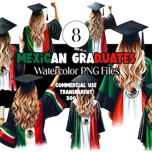 Graduación mexicana PNG Clipart de graduación Chica de graduación PNG Clipart para gorro de graduación mexicano Bandera mexicana Uso comercial 2025
