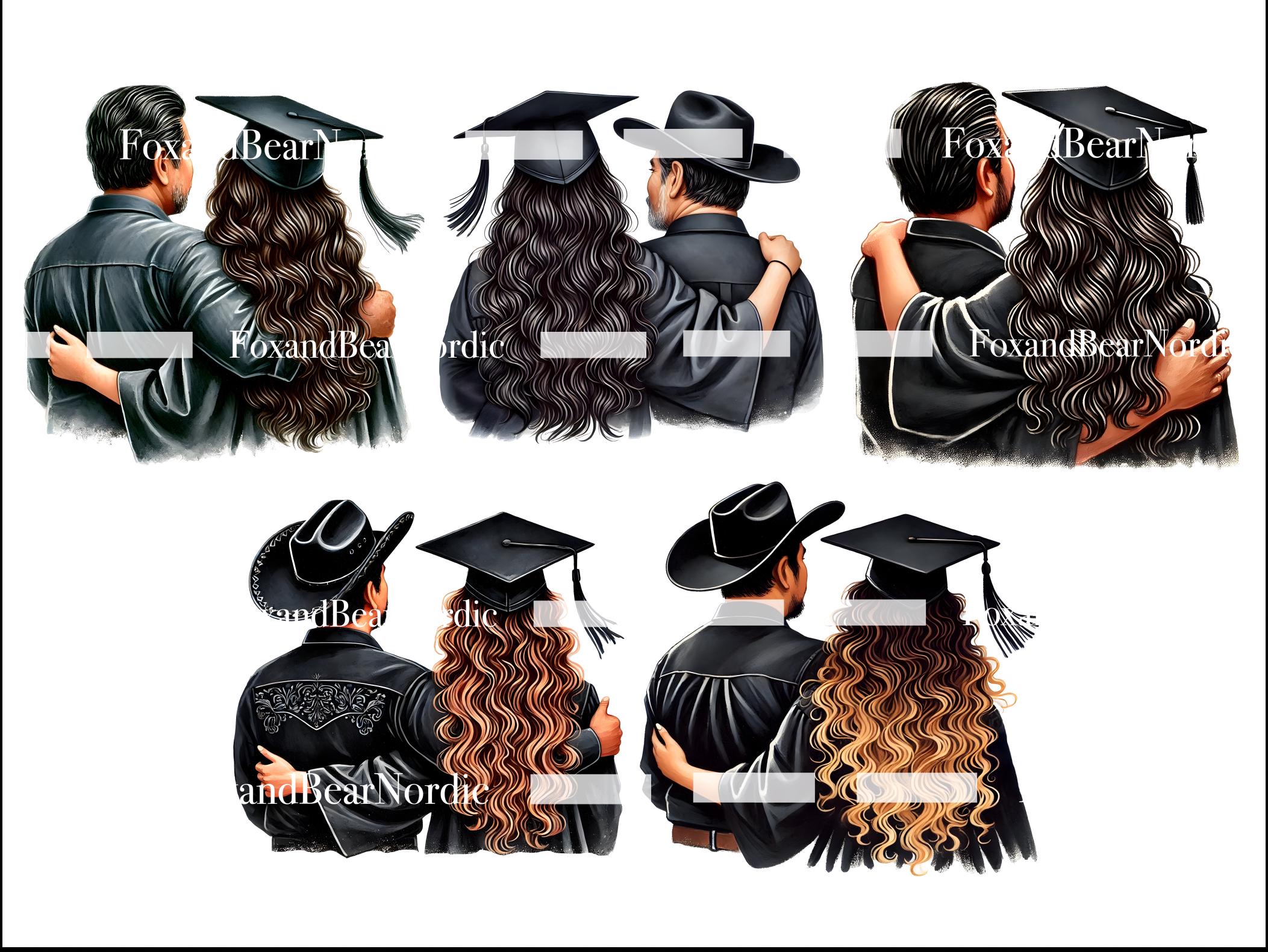 Mexican Graduation PNG Graduation Clipart Graduation Girl PNG Clipart for Mexican Graduation Cap Topper Mexican Flag Colombia Puerto Rico image 5