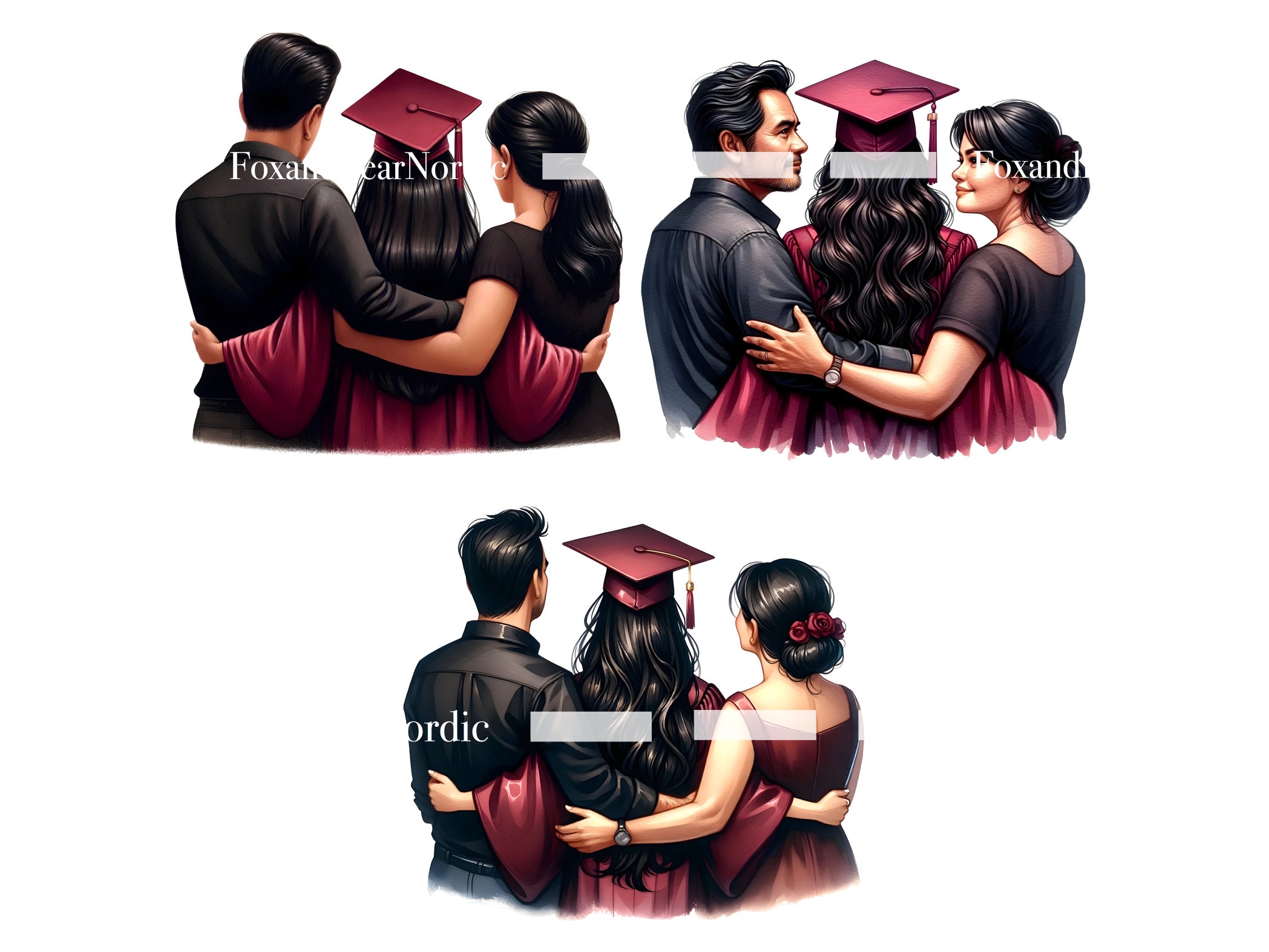 Mexican Graduation PNG Graduation Clipart Graduation Girl PNG Clipart for Mexican Graduation Cap Topper Mexican Flag Colombia Puerto Rico image 5