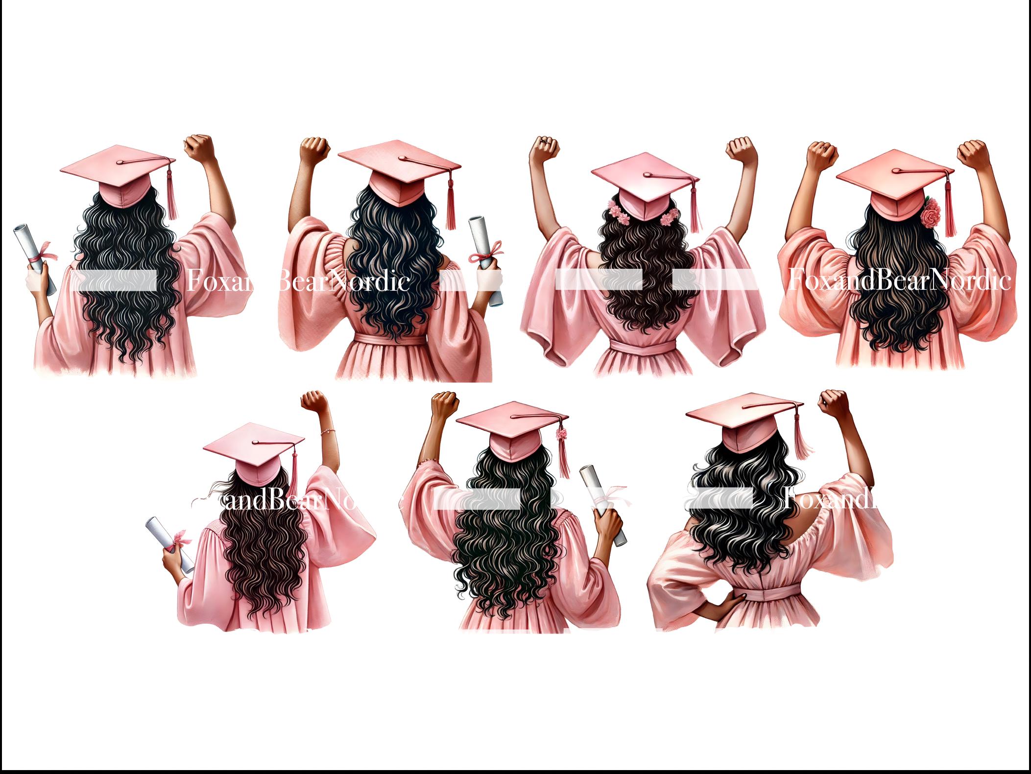 Watercolor Graduation PNG Doctor Graduation Clipart Graduation Girl PNG Graduation Cap Mexican Grad Clipart Senior 2026 PNG Commercial Use image 4