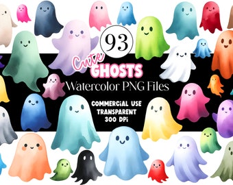 Aquarell Niedlicher Geist PNG Pastell Halloween Clipart Geist Pink Geist PNG Halloween PNG Halloween Clipart Pastellgeist Shirt Kommerzielle Nutzung