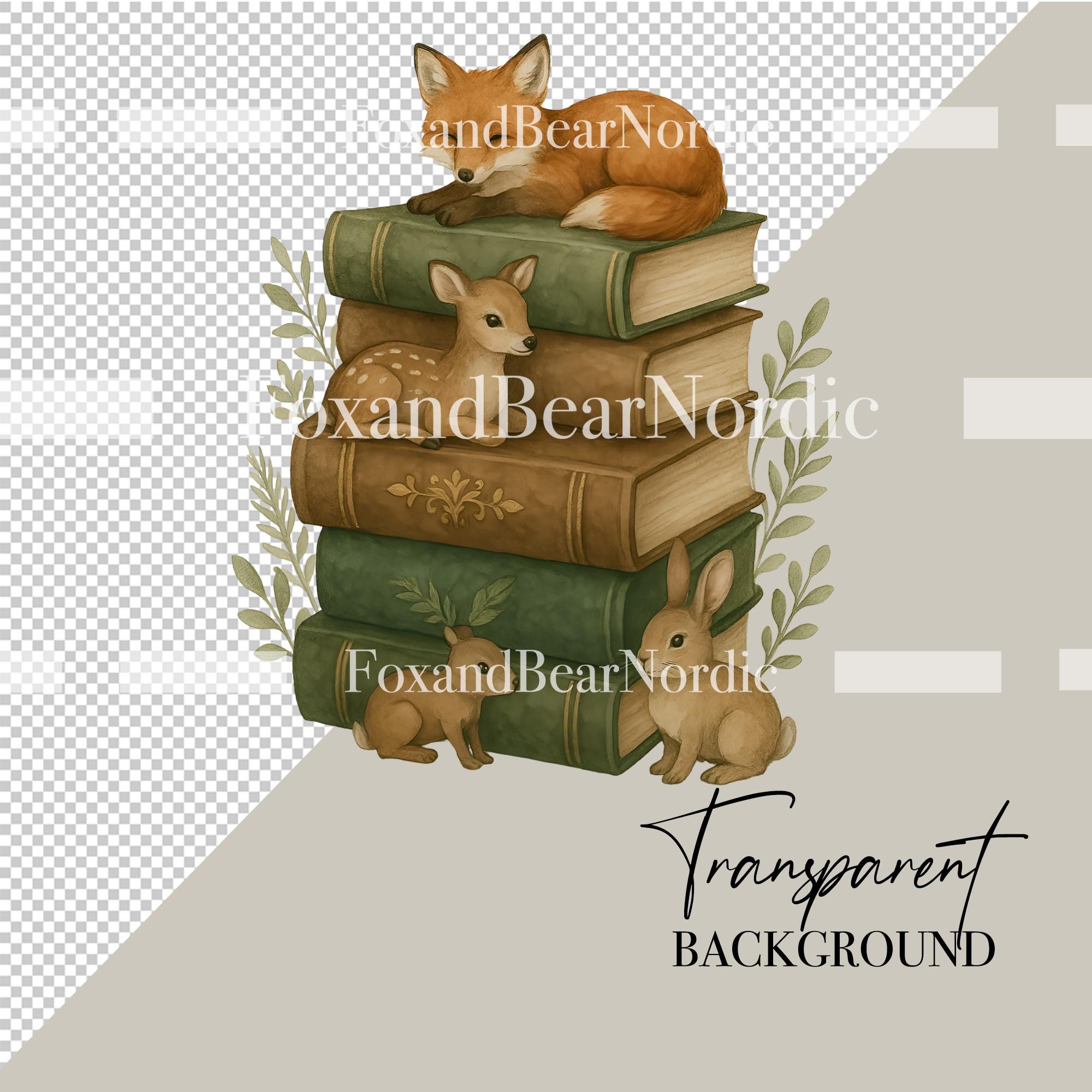 Vintage & Dark Academia Book Stack Clipart | Antique Books PNG, Old Library Books, Classic Book Stacks, Gothic Academia Clip Art image 3