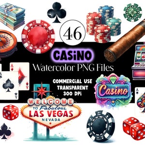 Casino clipart poker clip art bundel slotmachine clipart poker chips clipart gokken casino PNG schoppen aas aas commercieel gebruik