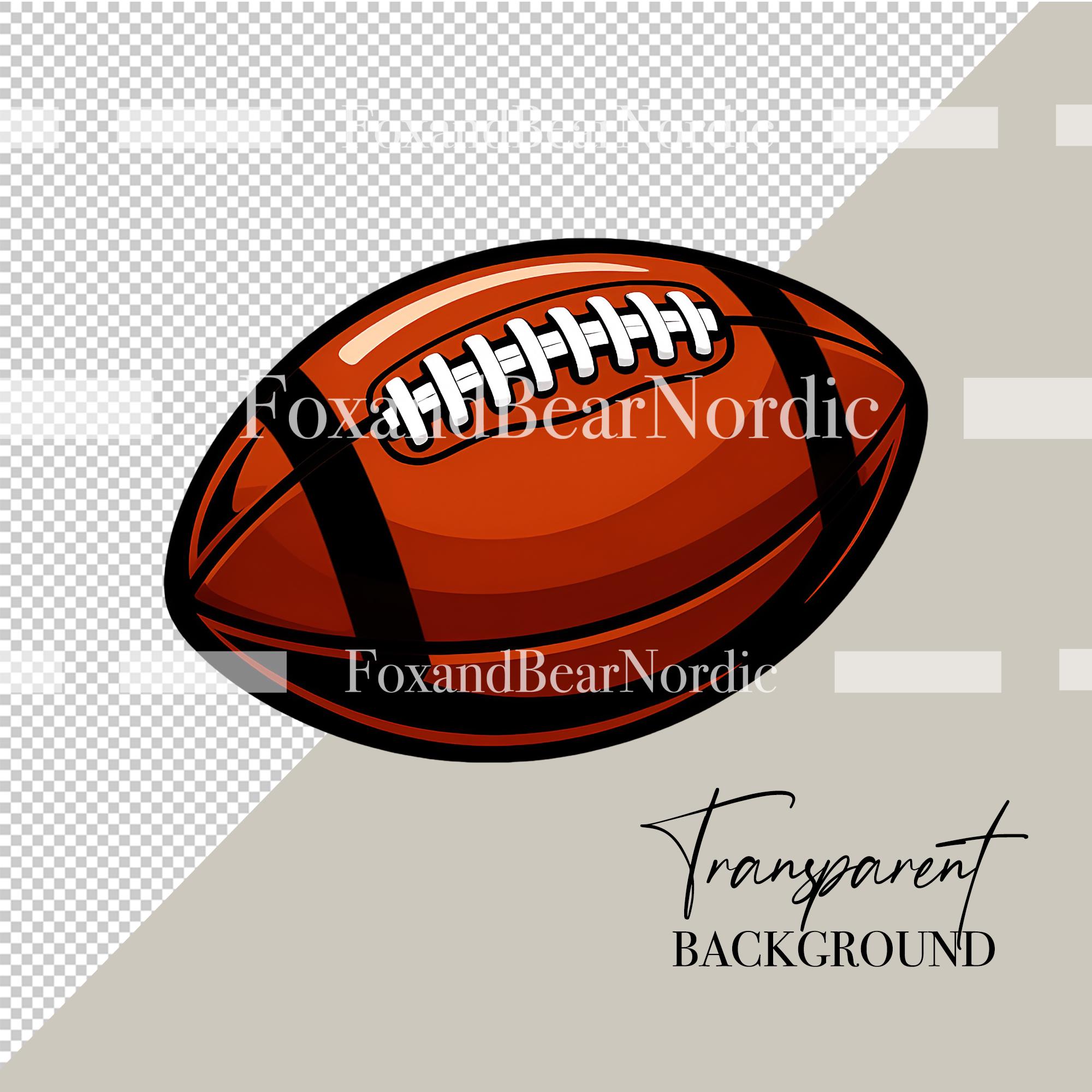 Football Game Day PNG Clipart Bundle: Sports Party Graphics (Digital Download image 3