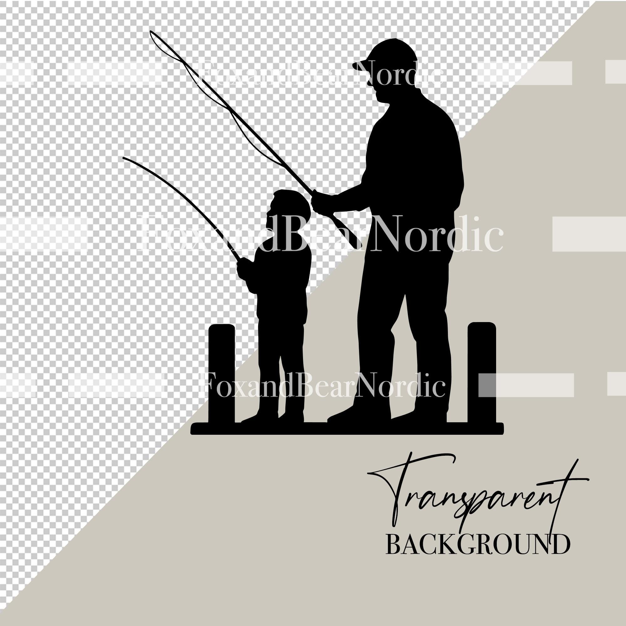 Fishing SVG Bundle | Bass Trout Silhouette SVG Pack Dad Fishing Shirt Designs | Fisherman svg for Sublimation Cut Files Cricut image 3