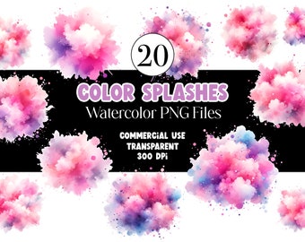 Acuarela Color Splash Clipart PNG Pintura Salpicadura Clipart Abstracto Clipart Acuarela Clipart Acuarela Clip Art Descargar Uso Comercial