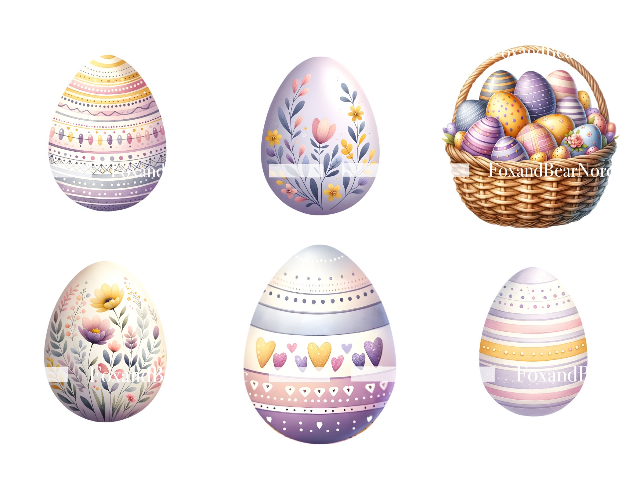 Watercolor Easter Bunny PNG Rabbit Bunny Clipart Pastel Easter PNG Watercolor Clipart Watercolor Clip Art Commercial Use Digital Download image 8