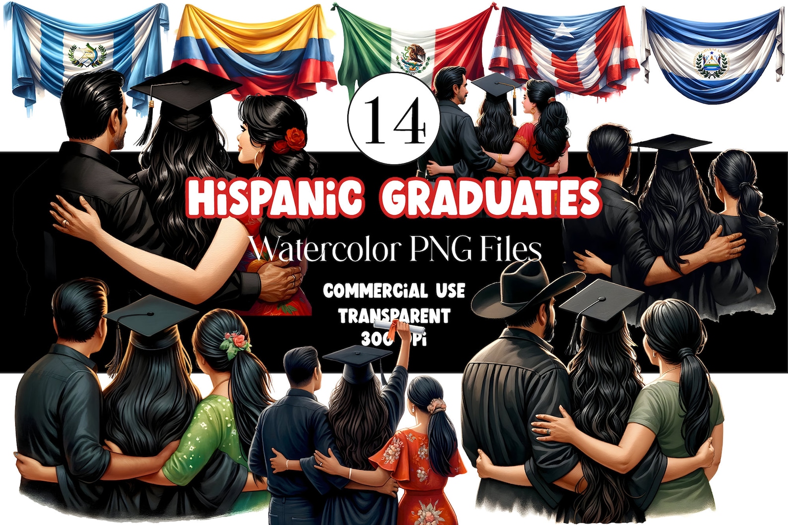 Mexican Graduation Clipart PNG – graduation girl design