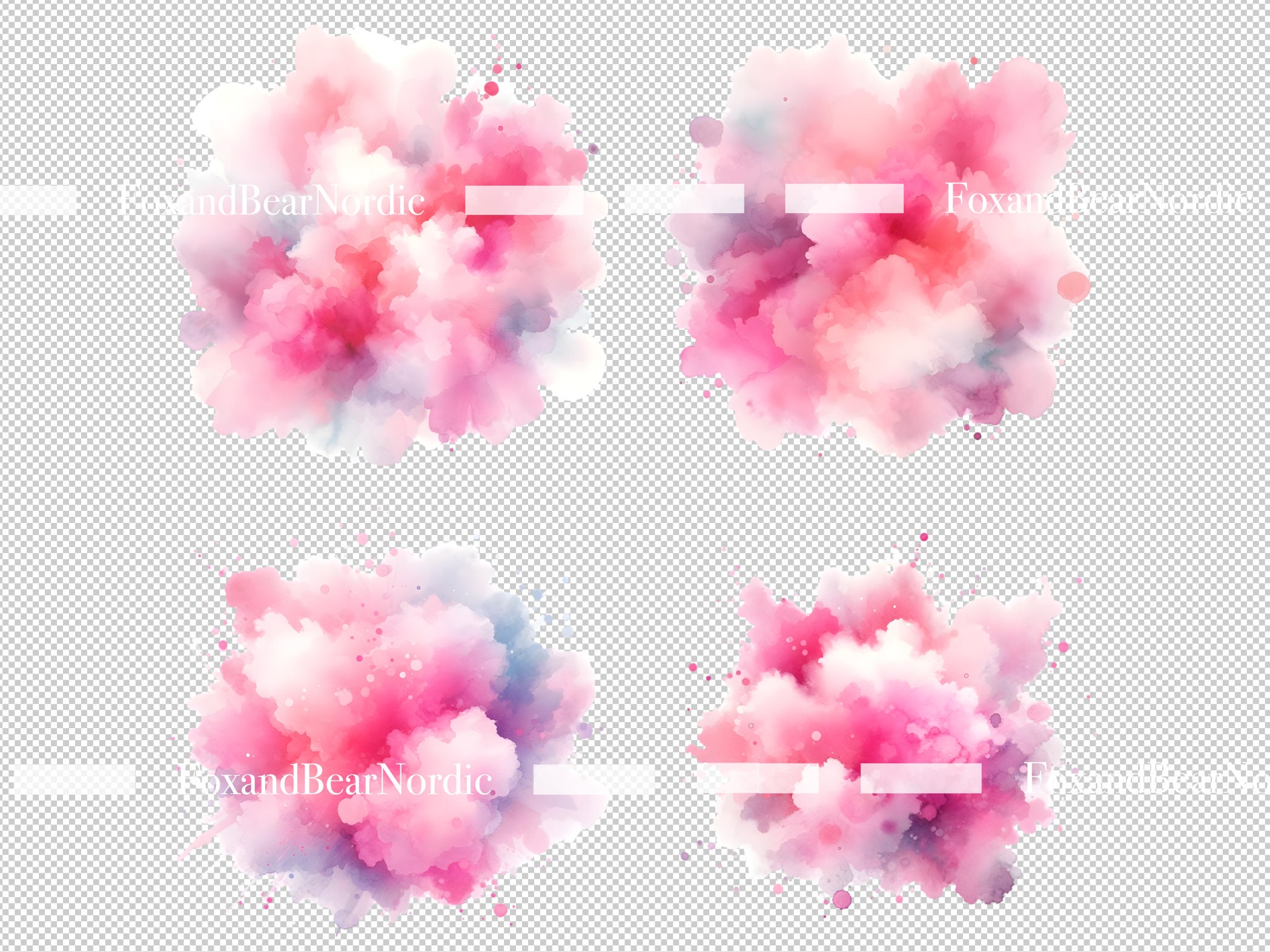 Watercolor Color Splash Clipart PNG Paint Splatter Clipart Abstract Clipart Watercolor Clipart Watercolor Clip Art Download Commercial Use image 5
