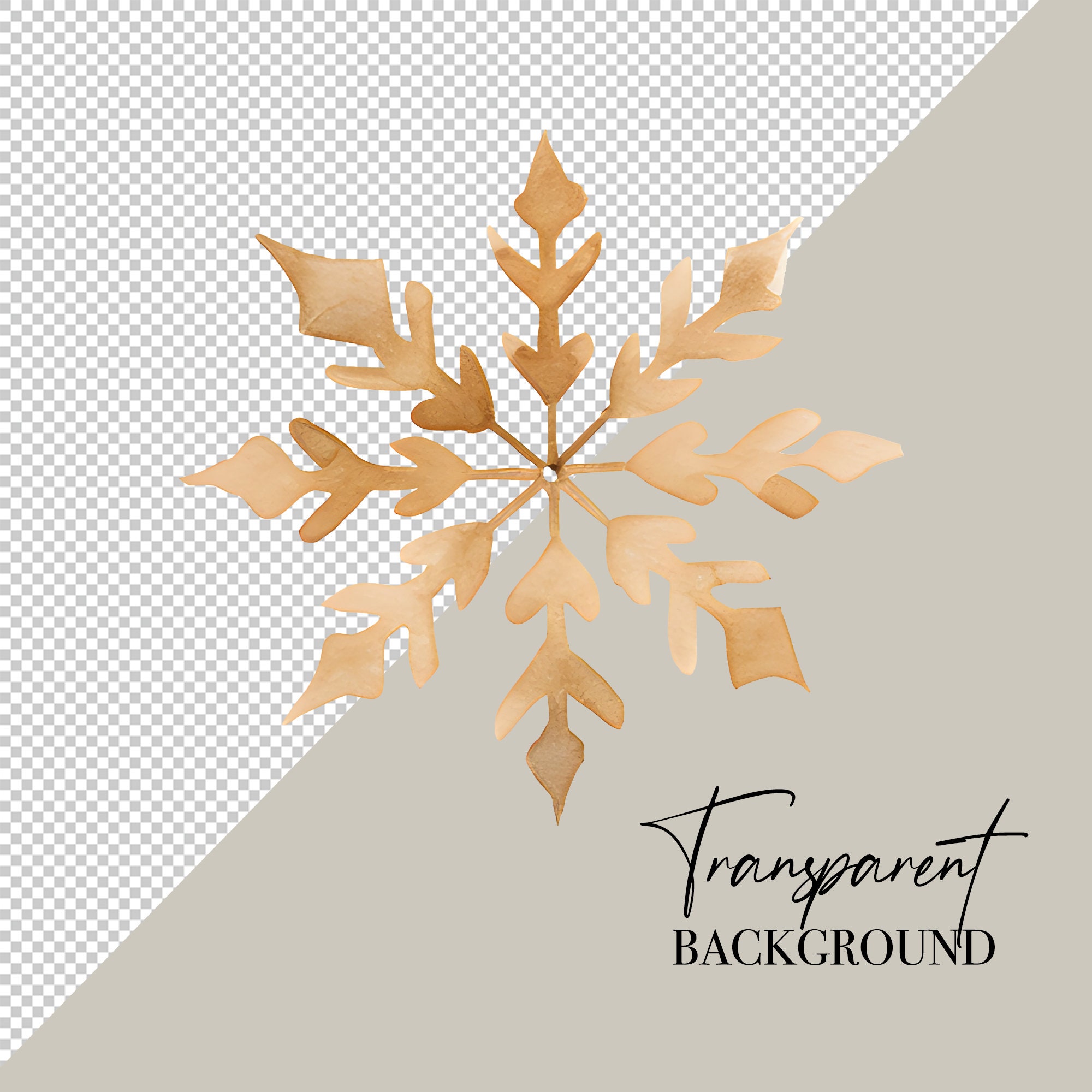 Snowflake PNG Watercolor Clipart Winter PNG Commercial Use Watercolor Clip Art Winter Clipart Christmas Clipart Digital Stickers Download image 3