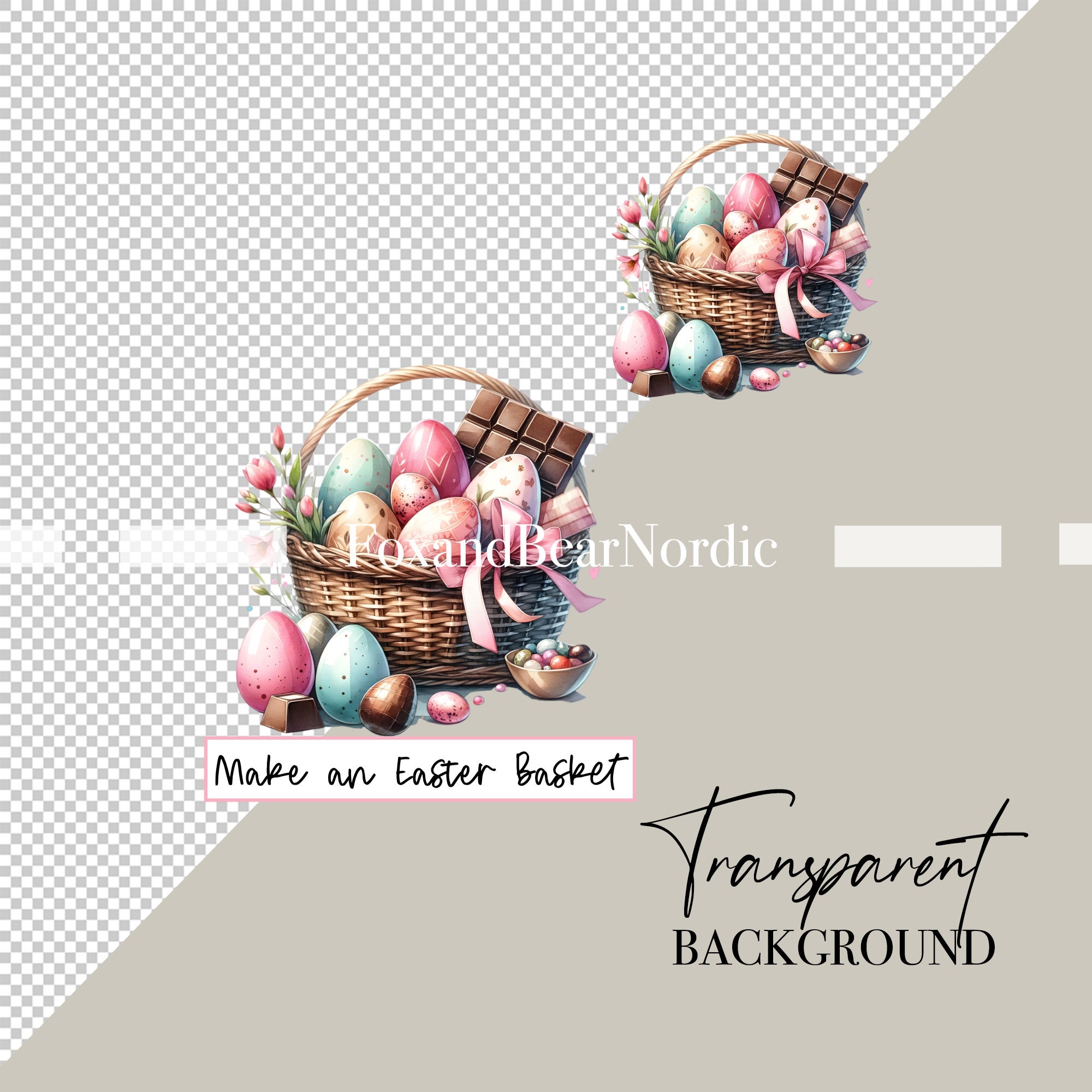 Easter Bucket List Digital Planner Icons Clipart Easter PNG To Do List Icons Clip Art Watercolor Clipart Commercial Use Digital Stickers image 3