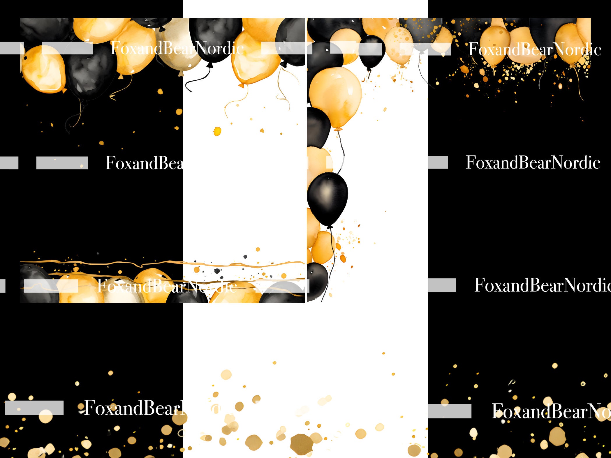 New Years PNG Digital Stickers Fireworks PNG 2026 PNG Balloon Clipart Watercolor Clipart Commercial Use Watercolor Clip Art Digital Download image 9