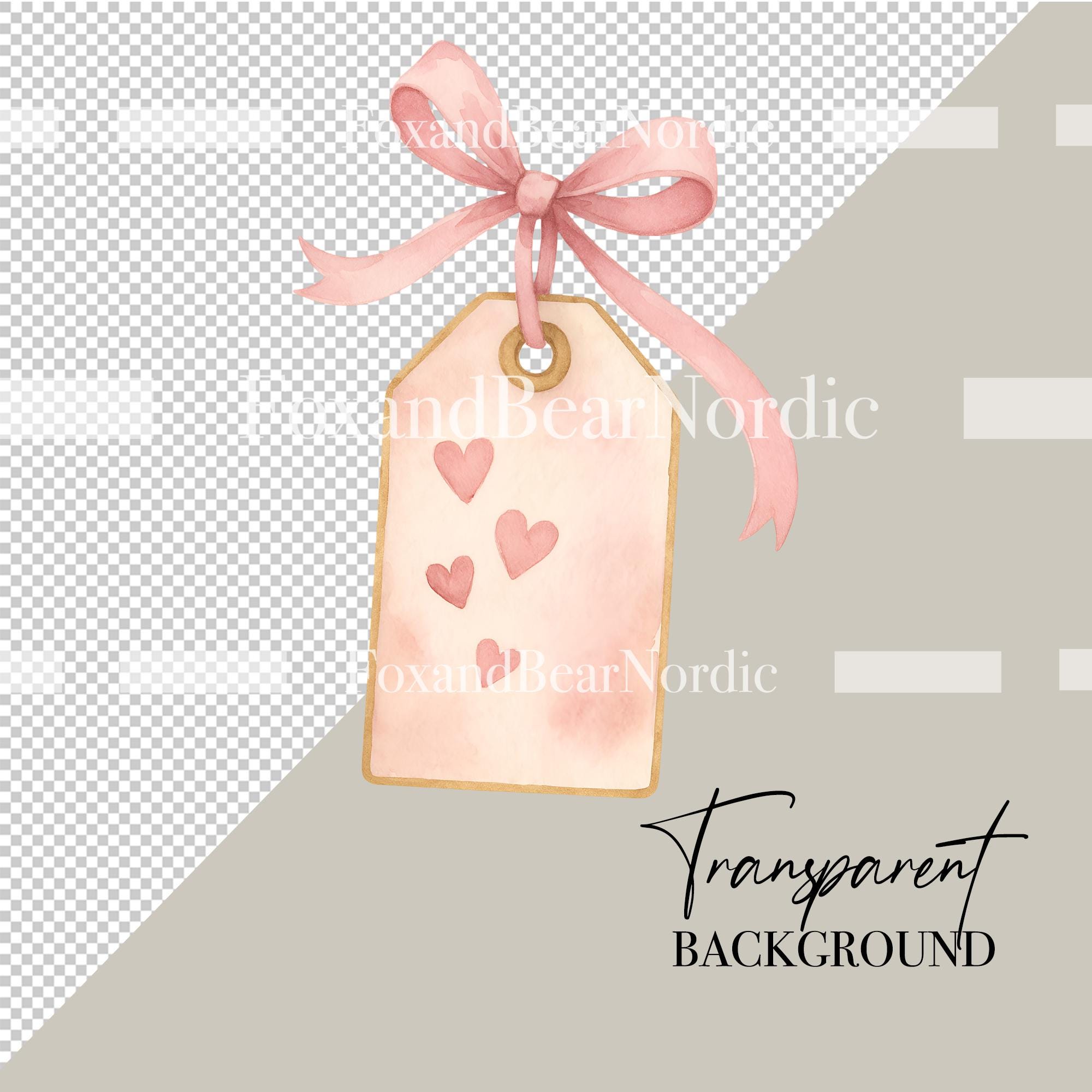 Watercolor Valentine’s Clipart PNG Bundle | Valentine Romantic Hearts, Roses, Envelopes & Love Letters | Vintage Pink Floral PNG | 300 DPI image 3