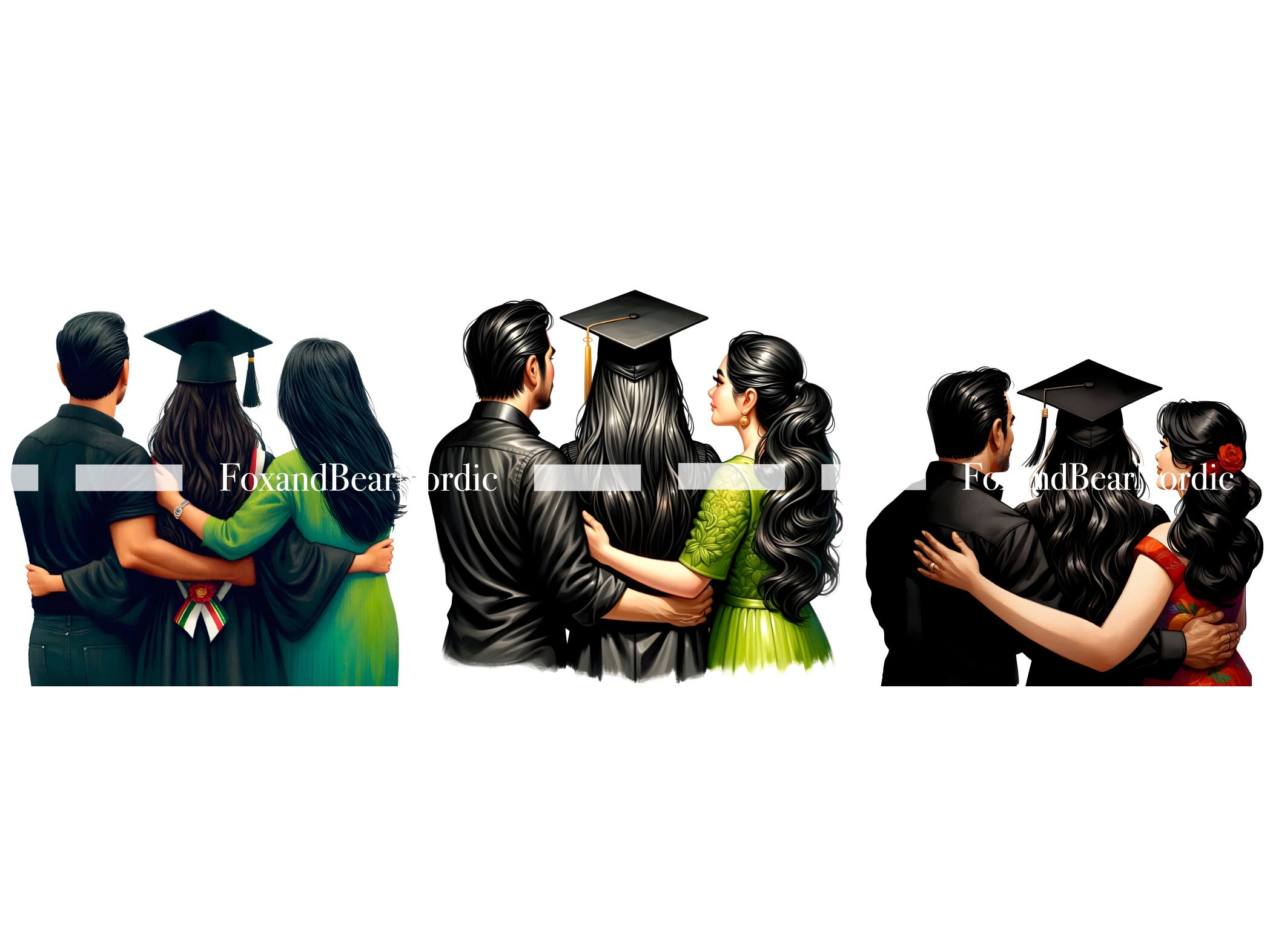 Mexican Graduation PNG Graduation Clipart Graduation Girl PNG Clipart for Mexican Graduation Cap Topper Mexican Flag Colombia Puerto Rico image 5