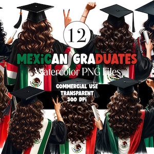 Graduación mexicana PNG Clipart de graduación Chica de graduación PNG Clipart para gorro de graduación mexicano Bandera mexicana Uso comercial 2025