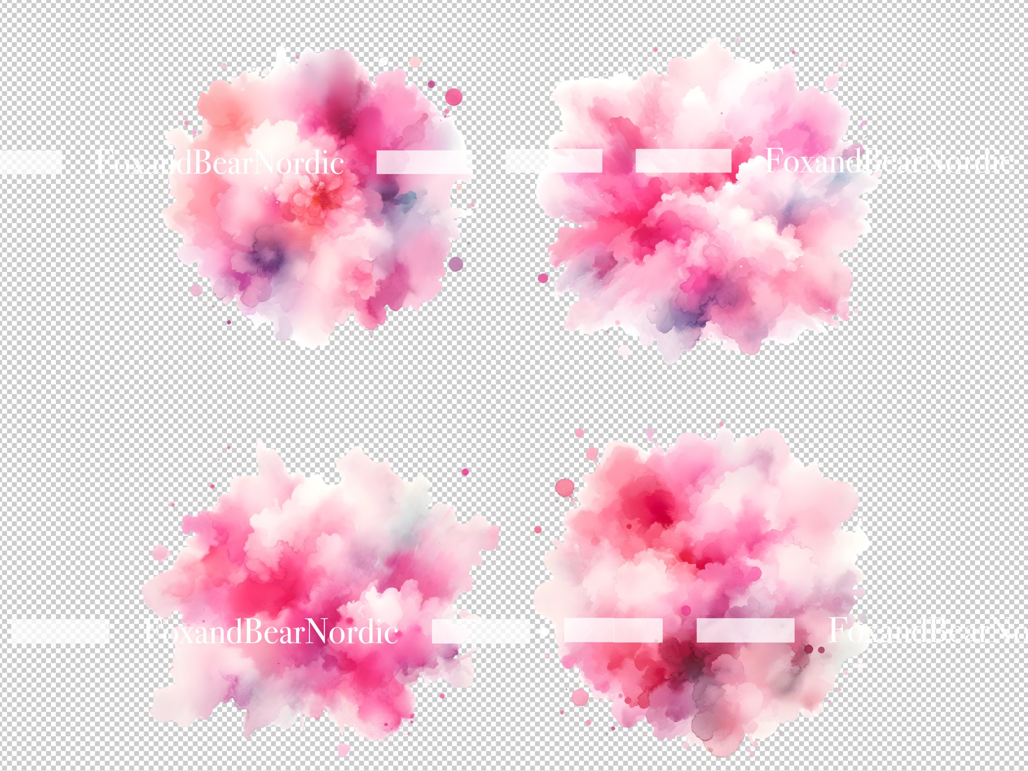 Watercolor Color Splash Clipart PNG Paint Splatter Clipart Abstract Clipart Watercolor Clipart Watercolor Clip Art Download Commercial Use image 6