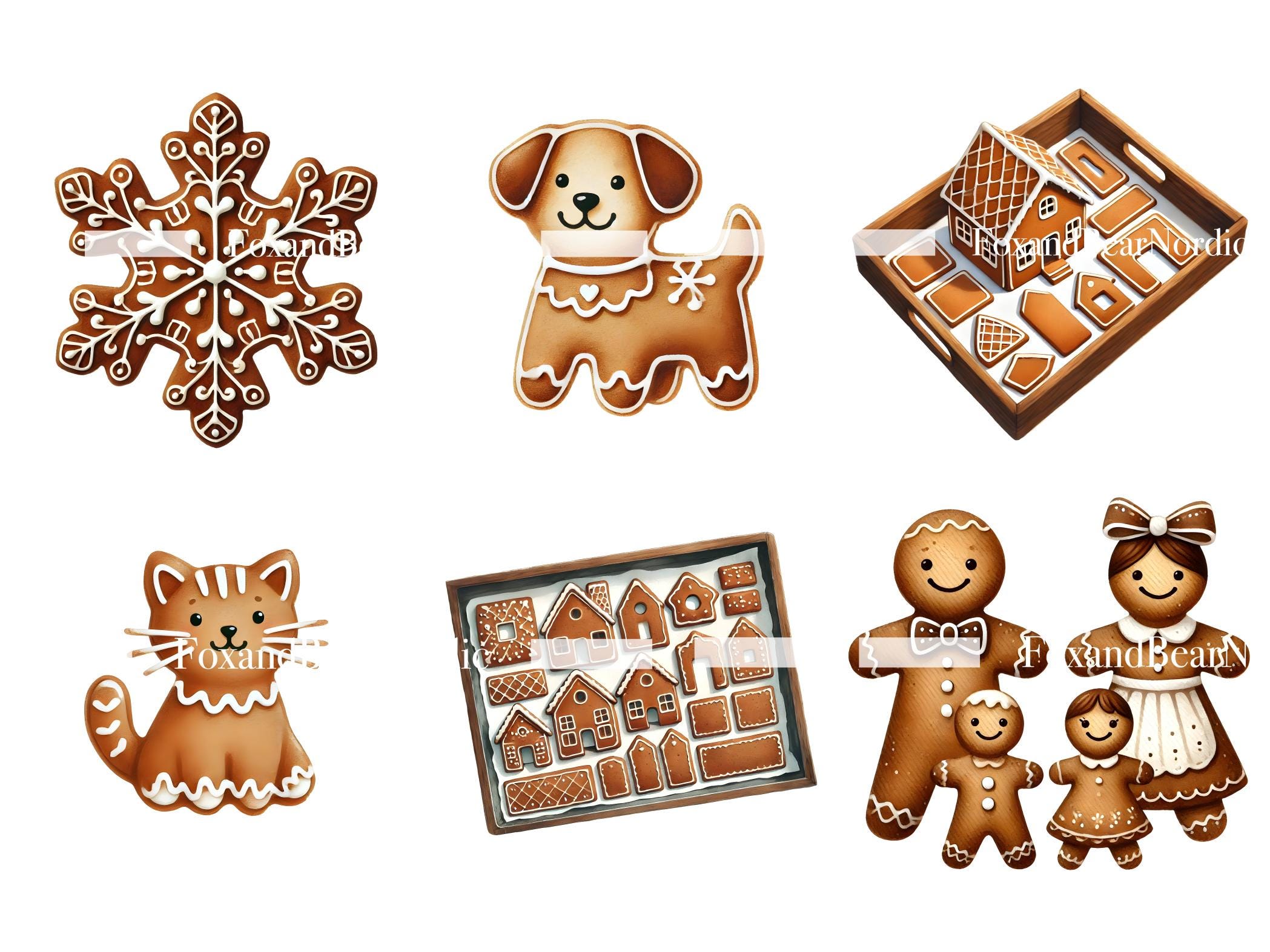 Gingerbread Clipart Gingerbread House Gingerbread PNG Gingerbread Man Baking Clipart Christmas Cookies PNG Christmas Clipart  Commercial Use image 7