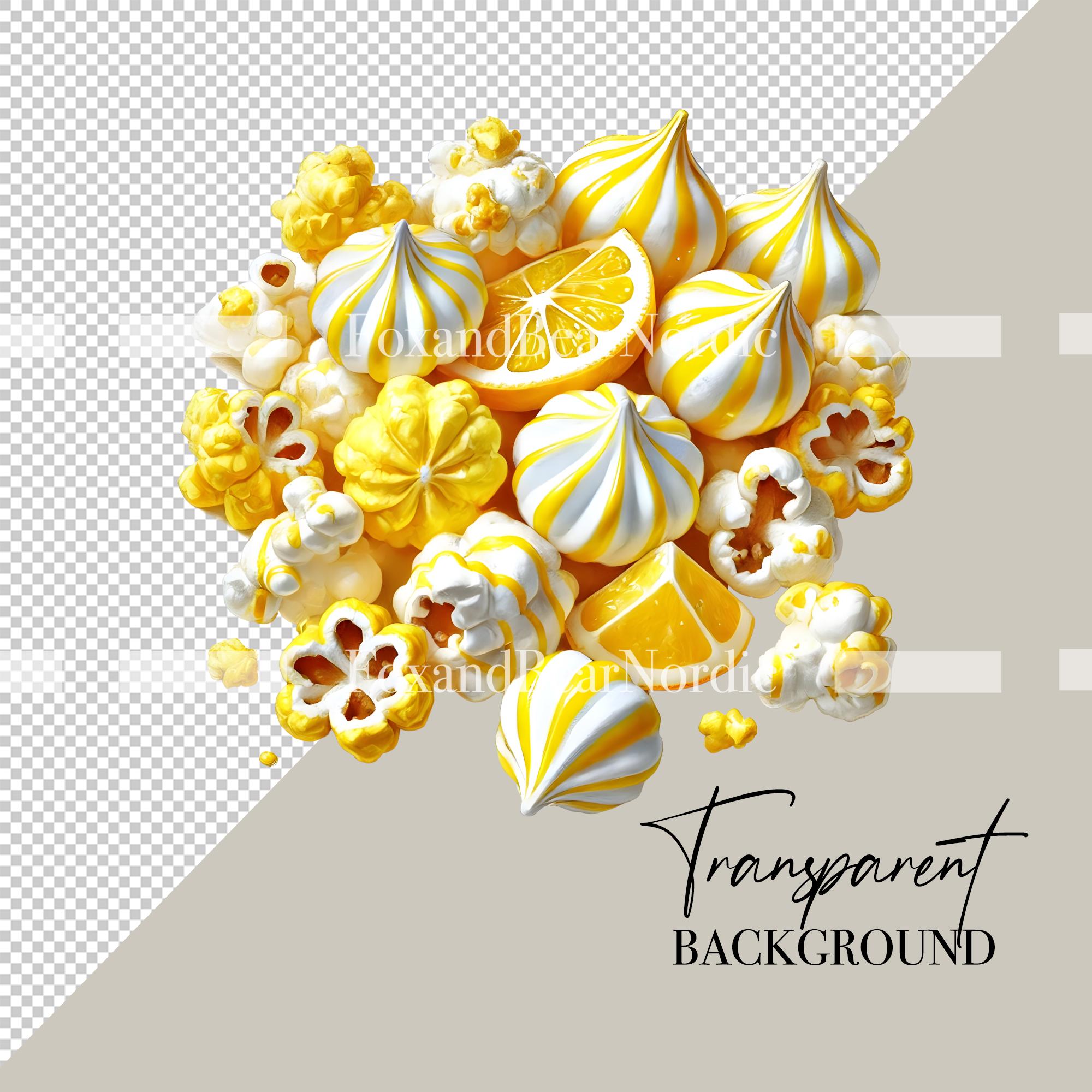 Candy Popcorn Clipart Caramel Chocolate Cotton Candy Smores Churro Birthday PNG Carnival Clipart Watercolor Clipart Clip Art Commercial Use image 3