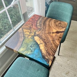 Custom Live Edge River Table 36"-60" | Walnut | Maple | Cherry | Dining Table | Kitchen Table | Desk | Coffee Table  ***TABLE TOP ONLY***
