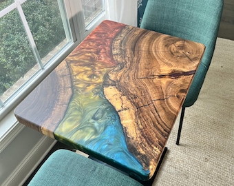 Custom Live Edge River Table 36"-60" | Walnut | Maple | Cherry | Dining Table | Kitchen Table | Desk | Coffee Table  ***TABLE TOP ONLY***