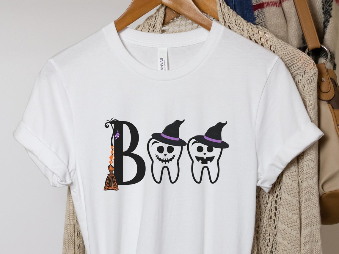 Halloween Dentist Themed Shirt, Dental Hygienist Halloween Shirt