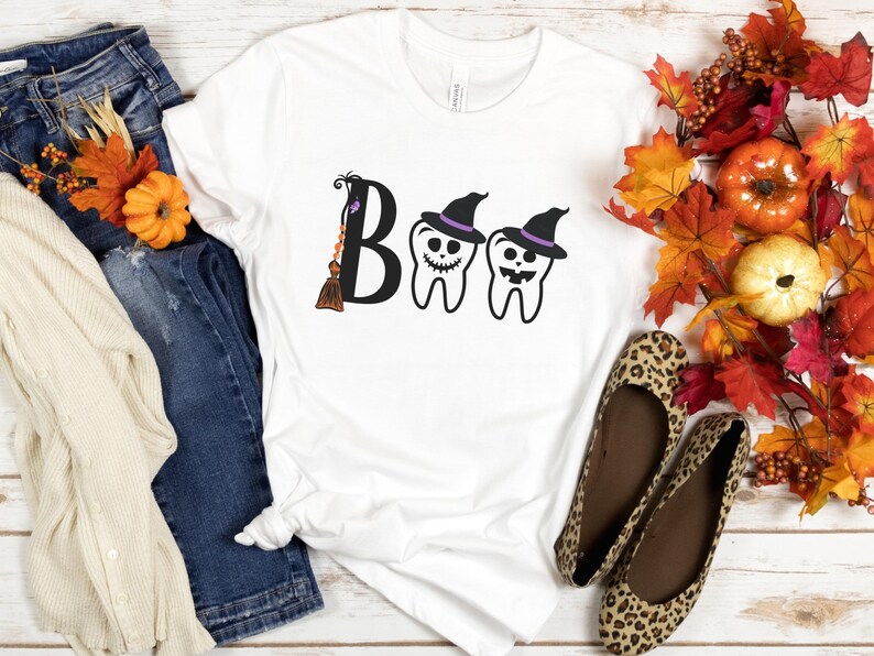 Halloween Dentist Themed Shirt, Dental Hygienist Halloween Shirt
