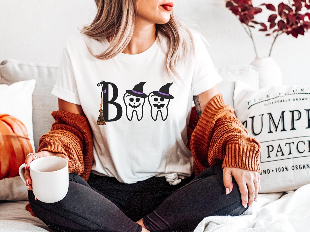 Halloween Dentist Themed Shirt, Dental Hygienist Halloween Shirt