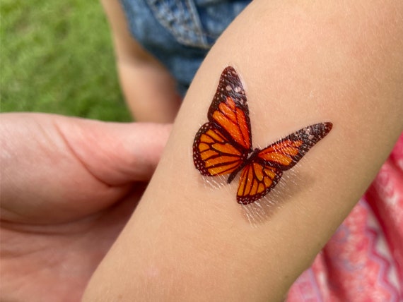 3d monarch butterfly tattoo