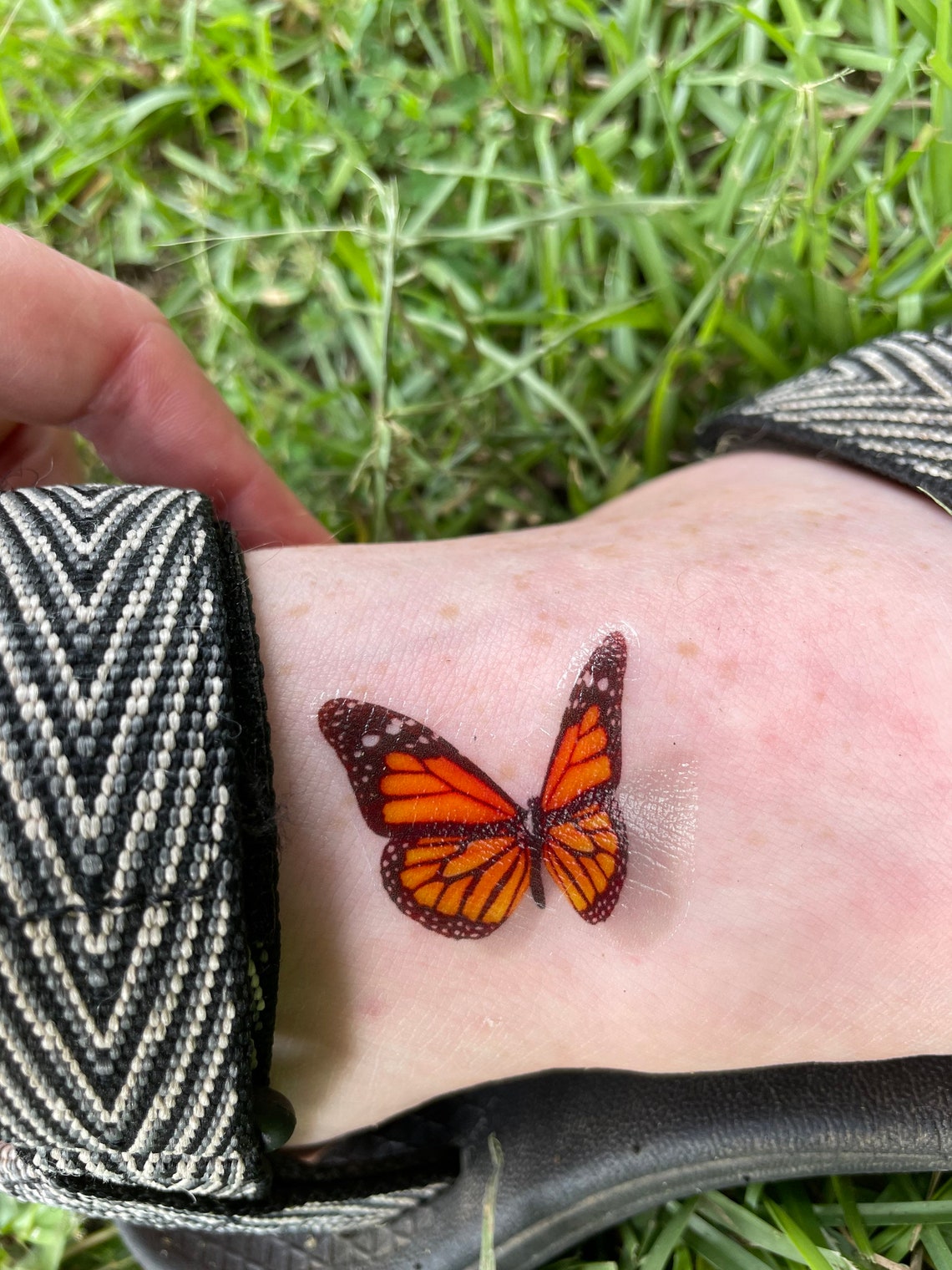 Monarch Butterfly Temporary Tattoo Sheet Butterfly Tattoos Etsy