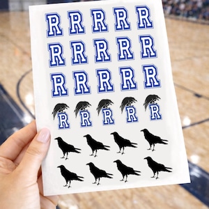 Raven Temporary Tattoos, Sheet of 28, Costume Tree Hill Tattoos