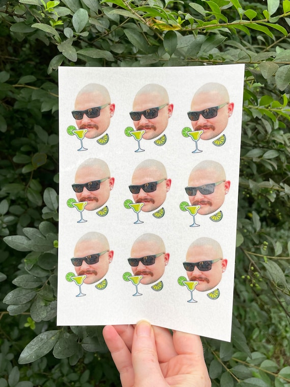 9  Face Tattoos, Margs and Matrimony, Custom Temporary Tattoo Sheet, Final Fiesta, Bach Party, Birthday