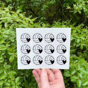12 Volleyball Tattoos,  Volleyball Heart Tat, Volleyball Accessory, Trending Volleyball