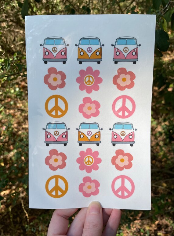 Groovy Temporary Tattoo Sheet Hippie Tattoos Boho Party - Etsy Groovy Temporary Tattoo Sheet Hippie Tattoos Boho Party - Etsy