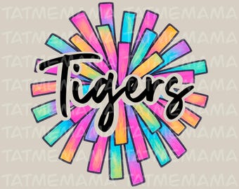 Tigres PNG, Pompón, Descarga digital, Diseño espiritual, PNG de tendencia